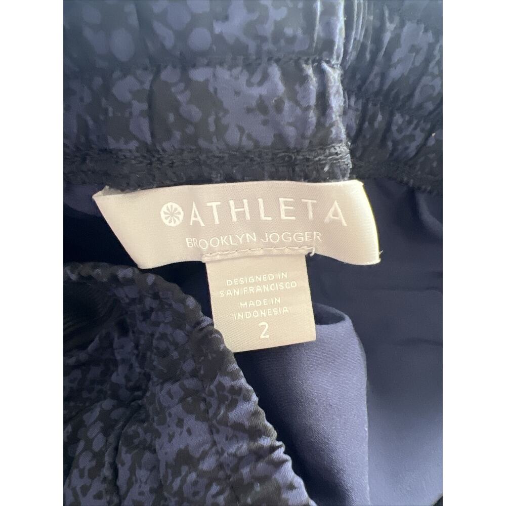 Athleta Blue Python Snake Print Dry Fit Elastic W… - image 6
